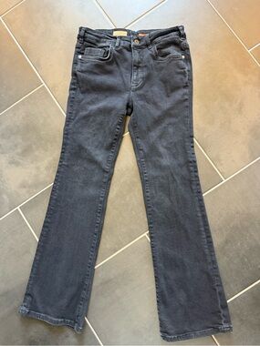 Anthropologie Pilcro Demilune Bootcut Jeans Washed Black Size 27